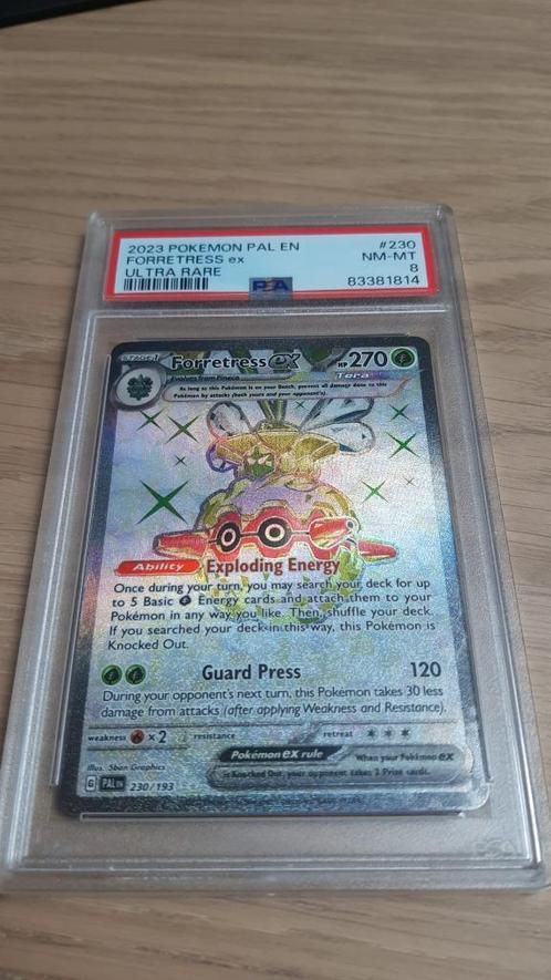 ️ Forretress EX - 230/193 - PSA 10 GEM MINT, Hobby en Vrije tijd, Verzamelkaartspellen | Pokémon, Nieuw, Losse kaart, Foil, Ophalen of Verzenden