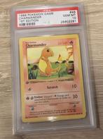 Pokemon Charmander First Edition Base Set Vintage PSA 10 MT, Hobby en Vrije tijd, Verzamelkaartspellen | Pokémon, Nieuw, Foil