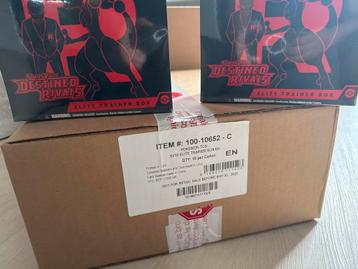 Pokemon Destined Rivals ETB case geseald 10x beschikbaar voor biedingen