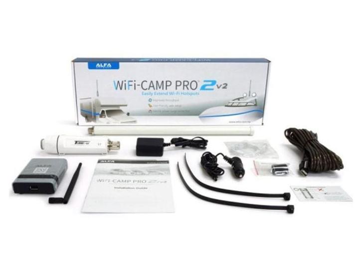 Alfa Network Camp-Pro2 WiFi set, Caravans en Kamperen, Caravan accessoires, Gebruikt, Ophalen of Verzenden