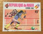 Niger - WK Voetbal Spanje 1982, Postzegels en Munten, Ophalen of Verzenden, Gestempeld