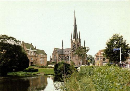 Woerden, R.K. Kerk H. Bonaventura - ongelopen, Verzamelen, Ansichtkaarten | Nederland, Ongelopen, Utrecht, Ophalen of Verzenden