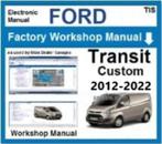 Ford Transit Custom L310 Manual Ford ETIS 2022 op USB Stick, Auto diversen, Handleidingen en Instructieboekjes, Verzenden