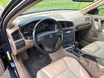 Volvo S60 2.4 Kinetic ECC Audio/CD Leder/Stof Electric pakke, Auto's, Voorwielaandrijving, Beige, Blauw, Bedrijf
