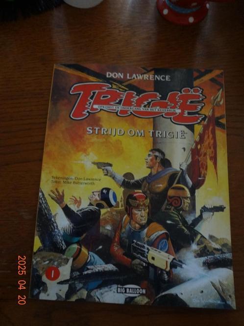 Trigië - 1, 2, 3, 4, 5, 6 en 7 -Don Lawrence i.z.g.s., Boeken, Stripboeken, Zo goed als nieuw, Meerdere stripboeken, Ophalen of Verzenden