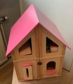 Houten poppenhuis, Ophalen, Zo goed als nieuw, Poppenhuis