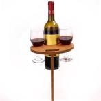 Inklapbare Wijntafel/Picknicktafel - Nieuw!, Huis en Inrichting, Minder dan 45 cm, Minder dan 55 cm, Rond, Nieuw