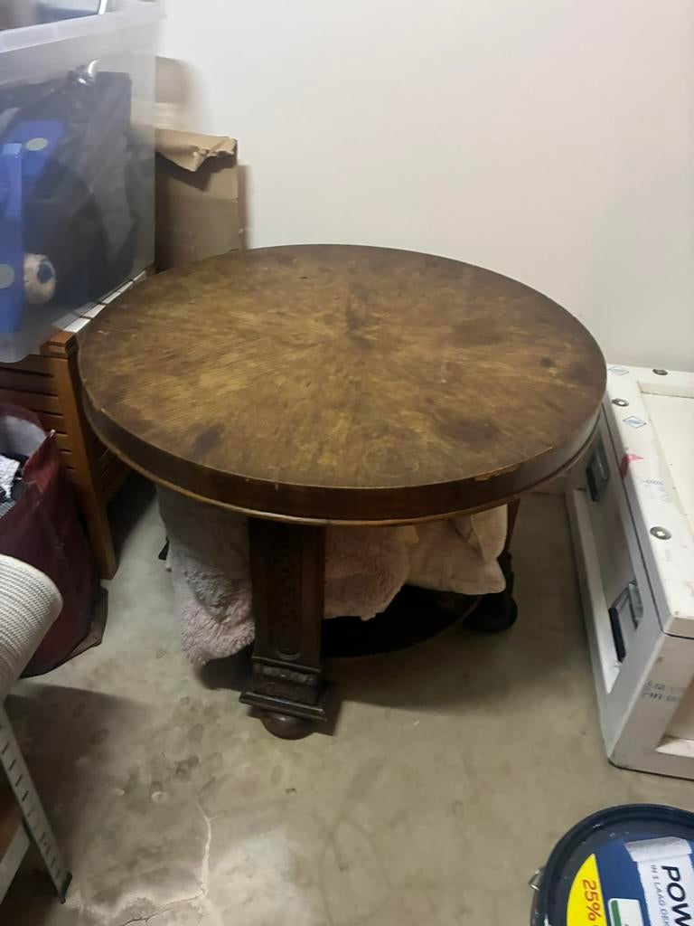 Antieke salontafel, Ophalen