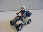 Playmobil Politie strand quad, met terugtrekmotor 3655, Ophalen of Verzenden, Gebruikt, Los playmobil
