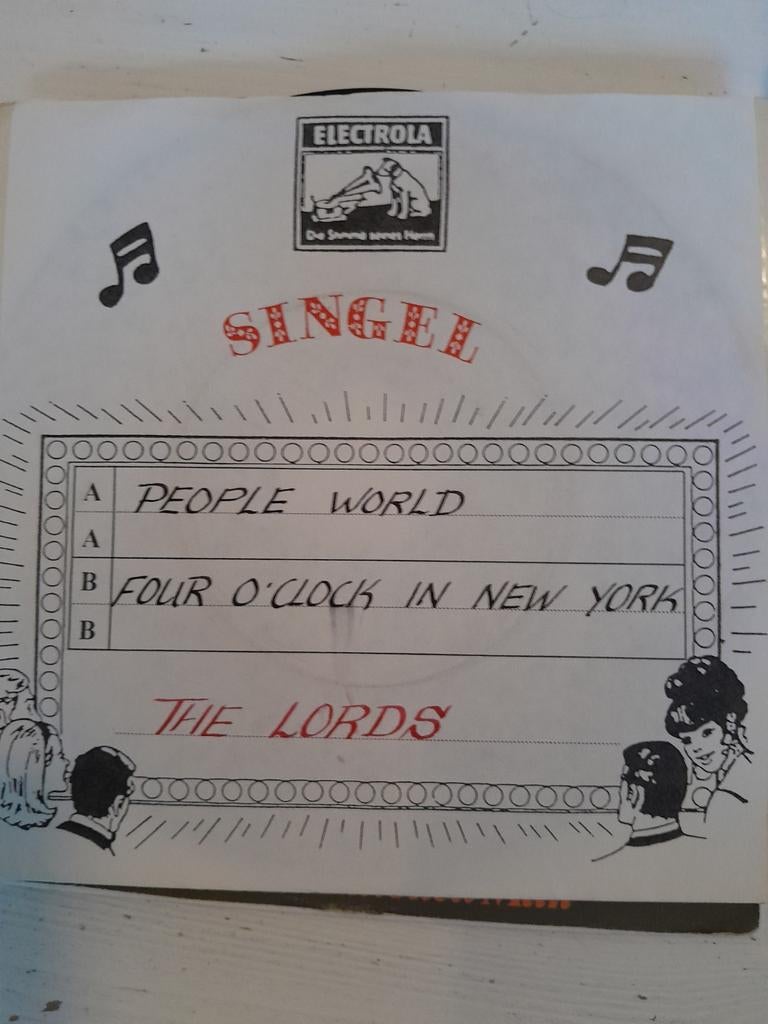 The lords 7 inch people world, Cd's en Dvd's, Ophalen of Verzenden, Zo goed als nieuw, Pop