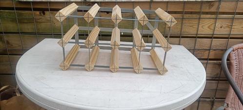 wijnrek, Huis en Inrichting, Woonaccessoires | Wijnrekken, Nieuw, Minder dan 50 cm, Hout, 5 tot 15 flessen, Ophalen of Verzenden
