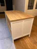 Ikea keukeneiland TORNVIKEN, Ophalen, 100 tot 150 cm, 75 cm of meer, Wit