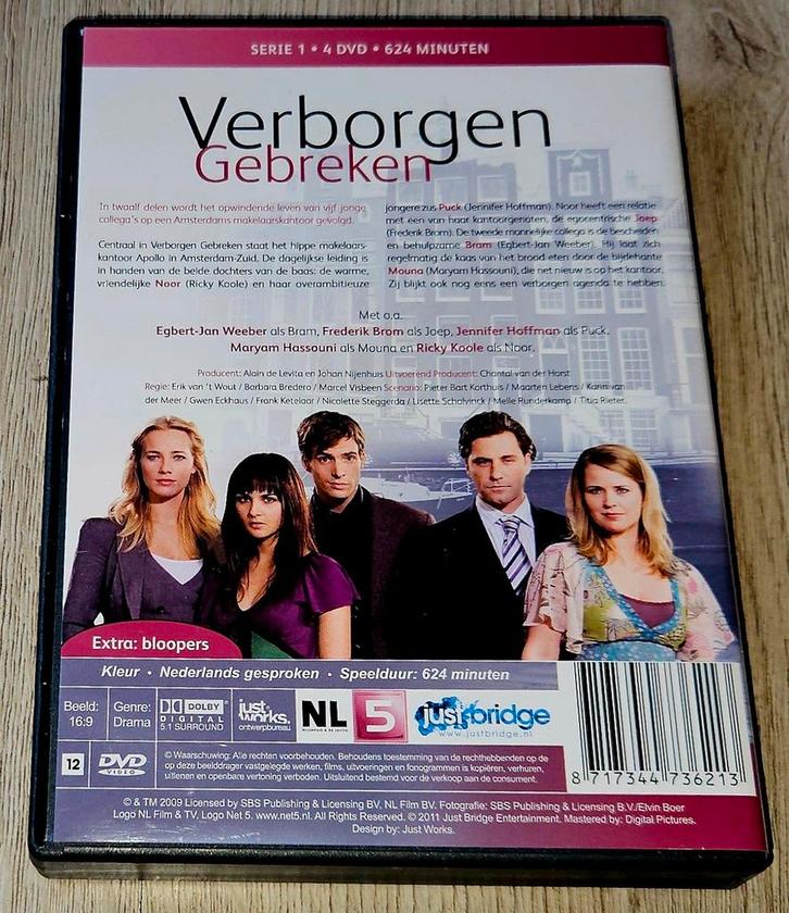Verborgen Gebreken - Seizoen 1 - 4DVD Box, Cd's en Dvd's, Dvd's | Tv en Series, Zo goed als nieuw, Drama, Boxset, Vanaf 12 jaar