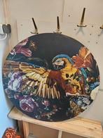 Wanddecoratie  rond 100/100 papegaai, Ophalen, Gebruikt