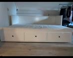 Ikea Hemnes bed wit, Huis en Inrichting, Slaapkamer | Bedden, Gebruikt, Wit, Hout, Ophalen