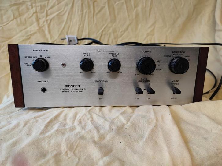 Pioneer SA-500A Stereo Versterker, Audio, Tv en Foto, Versterkers en Receivers, Gebruikt, Stereo, Minder dan 60 watt, Pioneer