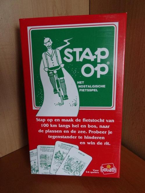 Goliath stapop Het Nostalgische fietsspel, Hobby en Vrije tijd, Gezelschapsspellen | Bordspellen, Nieuw, Vijf spelers of meer