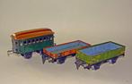 3 oude antike Märklin spoor 0 wagons, Verzenden