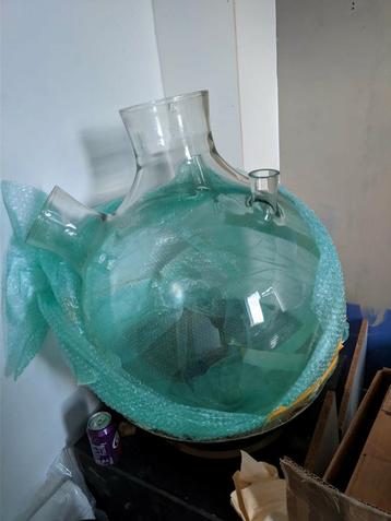 Glazen 100L reactor enkelwandig  beschikbaar voor biedingen