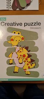 Creative puzzle dinosaurs, Ophalen of Verzenden, Meer dan 50 stukjes, Zo goed als nieuw