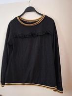 Dames shirt Savinni  maat S/M, Ophalen of Verzenden, Gedragen, Zwart, Korte mouw