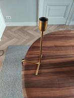 Gouden lamp op voet, Ophalen, Zo goed als nieuw, Metaal, 50 tot 75 cm