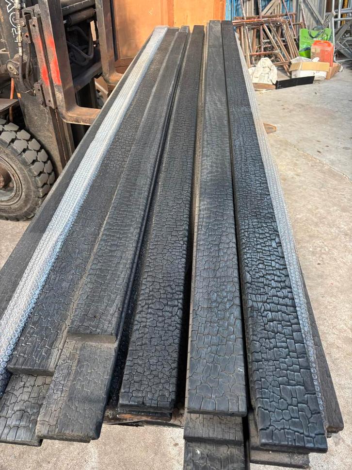 Omiyama Frake Houten Gevelbekleding - Shou Sugi Ban, Doe-het-zelf en Verbouw, Hout en Planken, Nieuw, Plank, Overige houtsoorten