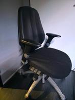 rh Logic 300 bureaustoel lederen rug leuning, Ophalen, Zwart, Zo goed als nieuw, Bureaustoel