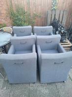 Te koop 6 stoelen, Ophalen of Verzenden, Zo goed als nieuw, Stof, Vier