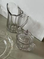 7 stuks vintage glaswerk/servies, Ophalen, Gebruikt, Overige stijlen, Glas