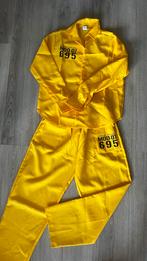 Vis a Vis Kostuum - Geel Gevangenis Pak, Ophalen of Verzenden, Nieuw, Carnaval, Kleding