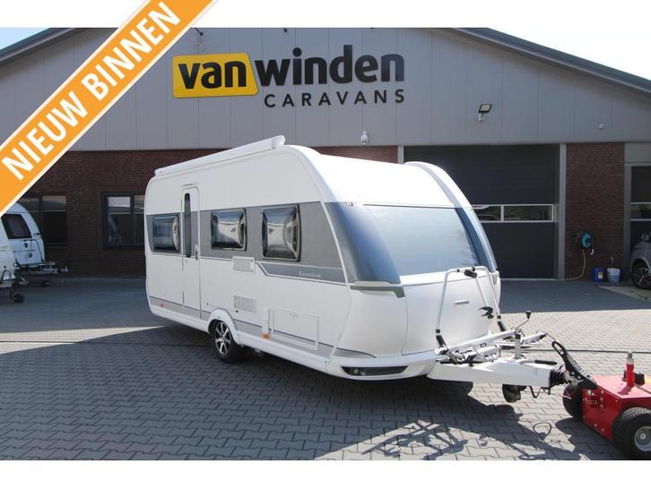 Hobby Excellent 455 UF Voortent-ThuleLuifel-Move, Caravans en Kamperen, Caravans, Bedrijf, tot en met 4, 1000 - 1250 kg, Rondzit