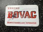 Fraai oud emaille BOVAG Bromfietshandelaar bord. Langcat., Verzamelen, Merken en Reclamevoorwerpen, Ophalen of Verzenden, Gebruikt