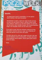 gedicht op kaart - Stijn Vranken - geachte - nieuw, Verzenden, 1980 tot heden, Ongelopen, Overige thema's