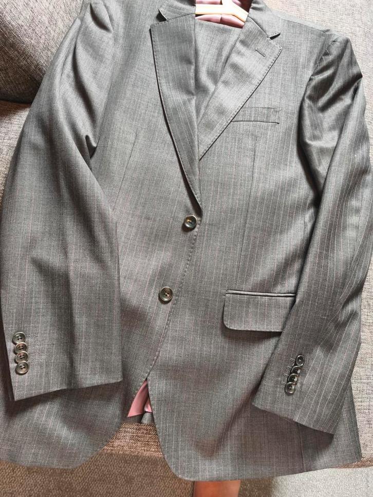 Stijlvol herenpak Adam Business Maat 48, Kleding | Heren, Kostuums en Colberts, Zo goed als nieuw, Maat 48/50 (M), Grijs, Ophalen of Verzenden