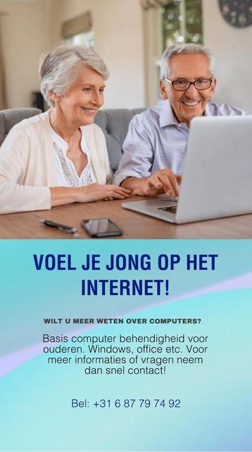 Basiskennis computers voor ouderen beschikbaar voor biedingen