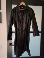 Leren damesjas, Ophalen of Verzenden, Zo goed als nieuw, Maat 38/40 (M), Zwart