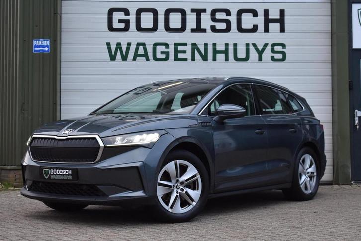 Skoda Enyaq iV 80 | Warmtepomp | Trekhaak | Stoelverwarming, Auto's, Skoda, Bedrijf, Te koop, Enyaq, ABS, Achteruitrijcamera, Airbags
