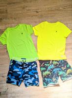 Kledingset short, zwembroek, shirt maat 126 & 122/128, Gebruikt, WE, Ophalen of Verzenden, Setje