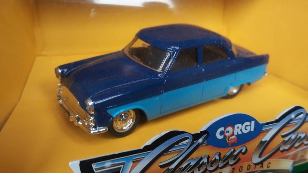 Ford Zodiac 1956 1:43 Corgi Classics Pol, Auto, Nieuw, Le19 1rl Leicester uk, Info@corgi.co.uk