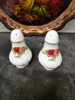 Royal Albert Old Country Roses zout en peper stel, Antiek en Kunst, Antiek | Porselein, Ophalen of Verzenden