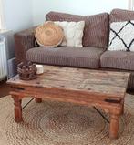 Vintage Indiase daybed salontafel, Huis en Inrichting, Tafels | Salontafels, Ophalen, Ibiza, boho, vintage