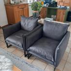 Set van 2 fauteuils, Huis en Inrichting, Fauteuils, Ophalen, 75 tot 100 cm, Zo goed als nieuw, Metaal