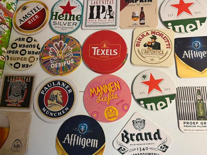 Bierviltjes veel merken, Verzamelen, Biermerken, Nieuw, Viltje(s), Amstel, Ophalen of Verzenden