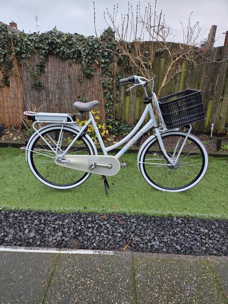 Cortina u4 36v elektrische damesfiets 28inch, Fietsen en Brommers, Elektrische fietsen, Zo goed als nieuw, Cortina, 55 tot 59 cm
