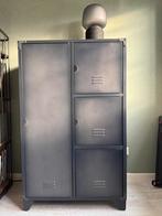 Zwart grijze opbergkast, Huis en Inrichting, Kasten | Lockerkasten, Ophalen, Gebruikt