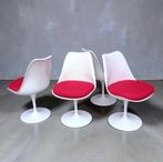4x Saarinen Knoll International Tulip chair stoel 1970-80s, Huis en Inrichting, Stoelen, Ophalen of Verzenden, Zo goed als nieuw