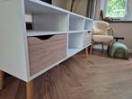 TV-meubel 6 vaks 117x39x57cm, Ophalen, 100 tot 150 cm, Scandinavisch, Minder dan 100 cm