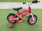 Disney Cars McQueen Kinderfiets  – met zijwieltjes, Fietsen en Brommers, Fietsen | Kinderfietsjes, Ophalen of Verzenden, Zo goed als nieuw