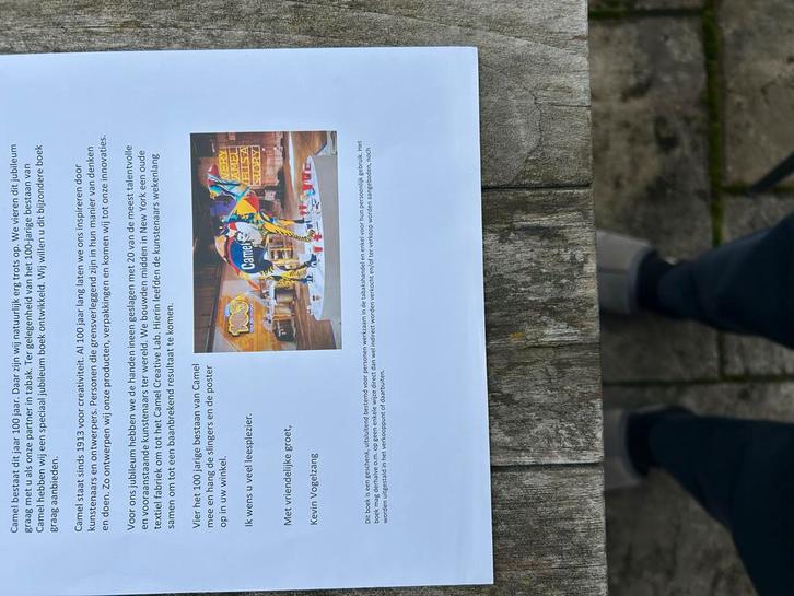 Camel 100 Jaar Jubileumboek, Boeken, Catalogussen en Folders, Zo goed als nieuw, Catalogus, Ophalen of Verzenden